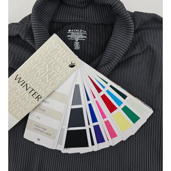 Athleta Flurry Base Layer Turtleneck - Charcoal Gray - Picture 4 of 7